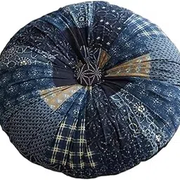 bnf bnf® Floor Cushion Round Comfortable Futon Cushion Bohemian Decorative Tatami Pad Dark Blue |Home & Garden | Yard, Garden & Outdoor Living | Patio & Garden Furniture | Cushions & Pads-picture-50