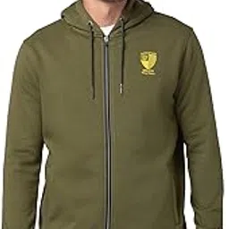 being human Men's Solid Cotton Blend Long Sleeve Soft Hoody image 1