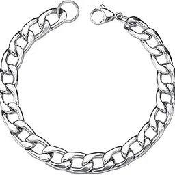 ALPHA Anti Tarnish Classic Stainless Steel Bracelet for Men | Hand Bands for Boys | Wrist Bracelets for Man | Fashion Jewellery Accessories | Stylish Minimal Jewelry | Gift for Diwali, Christmas, Marriage, Birthday-image-33