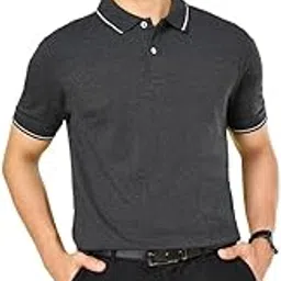 byford by pantaloons Men's Solid Regular Fit Polo Shirt-picture-36
