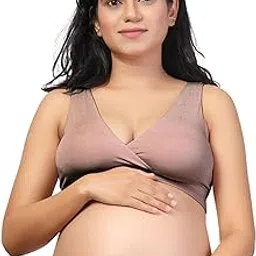 Zelena Maternity Padded Bra For Women Feeding | Breast Feeding Bra For Women | Maternity Bras For Pregnancy | Comfortable Soft & Stretchable Modal Fabric Nursing Bra | Pregnancy Bra For Pregnant Women-image-94