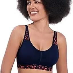 maroon Blue Seamless Padded Non-Wired Full Coverage High Impact Multiway Removable-Pads 981-32B Women Active Energy Sports Bra.-picture-52