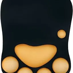 LUVINA Cat's Claw-Shaped Wrist Rest Memory-Foam Ergonomic Mousepad, Non-Slip Cushion Wrist Support & Pain Relief Mouse Pad Laptop, Computer, Home & Office (27 x 20 cm)-picture-21