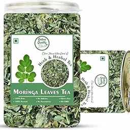 Online Quality Store Moringa Loose Leaves Tea - 100 Gm | Moringa Leaves Herbal Tea | Moringa Green Tea | Green Tea | Natural Tea-picture-32