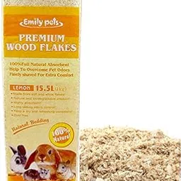 Jainsons Pet Products Natural Wood Flakes Premium Shaving Bedding for Birds, Hamster, Mice, Gerbil, Rabbit and Guinea Pig (Lemon, 1 KG, 15.5 L)-picture-11