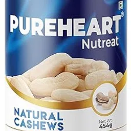 PUREHEART Nutreat Natural Cashews (454 Gm) Premium Whole Crunchy & Delicious Cashewnuts/Kaju/Dry Fruit - Pack Of 1-image-71