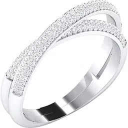 avsar 14k (585) White Gold Ring for Women-picture-30