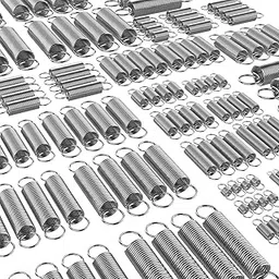 100 Pcs Extension Spring, Beesini Extension Spring Assortment Kit 25 Different Sizes, Stainless Steel Springs, Small Spring Assortment for Home Repairs, 25 Individual Bags-image-67