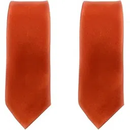 g s craze GS Craze Satin Tie For Men & Boys | Premium Slim Necktie for Formal, Business, Wedding & Party Attire | Soft, Stylish | 2.5-Inch | (Pack Of 2)-picture-27