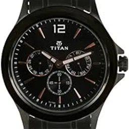titan All Black Analog Black Dial Men's Watch NM1698NM01/NN1698NM01/NP1698NM01-picture-17