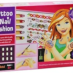 Tattoo "n Nail" Fashion For Kids- Decorate your skin & nails with colourful sparkling tattoos and shine on!-picture-57