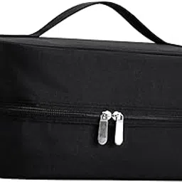 HEAVENGLOW Hair Dryer Travel Case Water Resistant Storage Black Hair Dryer Carrying Bag-picture-20