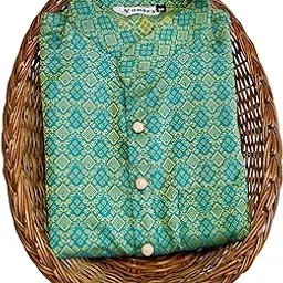 voniry Men Regular Full Sleeve Jacquard Kurta-picture-18