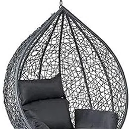 ANANTDRISHTI Hammock Swing Chair Without Stand for Home, Hanging Swings for Indoor, Outdoor, Home, Patio, Yard, Balcony, Garden (Grey)-image-20
