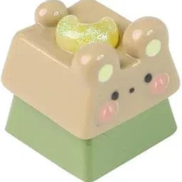 MECKEYS X Cute Artisan Keycaps for Mechanical Keyboard (Bear)-picture-24