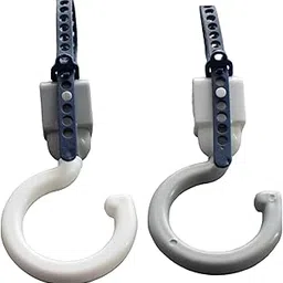 Merishopp 2 Pieces Baby Stroller Hooks Clips Multifunction Purse Organizer Clip-picture-22