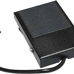 Foot Switch Nonslip Metal Shell Momentary Pedal Switch (FS-1), 250 Volts, Black-picture-19