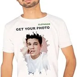 clothsign Customize T Shirt Photo Print, Company Name, Logo, Half Sleeve Crew Neck Unisex Men's Women's Kid's (4064)-picture-21