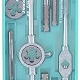 Tap and Die Set, 12pcs M6-M12 Screw Nut Thread Taps Dies with Wrench Handle Hand Tool Kit-picture-16