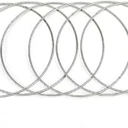 MSGH Metal Ring for Dream Catcher Macrame Floral Hoop Wreath Craft for Balcony, Garden, Cafe Decoration Other and Wall Hanging Craft (Pack of 6) (Metal Ring 8 inch)-image-19