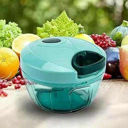 Plastic Manual Vegetable Chopper for Kitchen, Onion Chopper, Onion Cutter, Vegetable Cutter for Kitchen (Multi Colour)(500 ml - 5 Blade)-picture-21