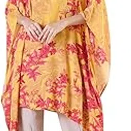 navyasa by liva navyasa yellow liva crepe katdana & sequin hand embroidery kaftan for women-picture-18