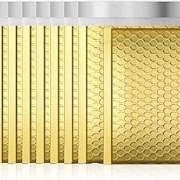 Premier METALIC FOIL BUBBLE MAILER 10's PACK-GOLD(10"X12")(42021)-picture-25