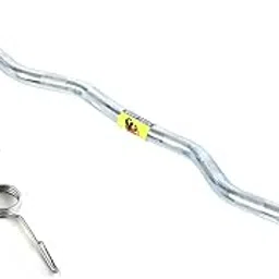 Body Tech 3ft Curl Bar 25mm with 2 Spring Locks-3FTC-image-25