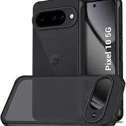 TheGiftKart Hybrid Matte Frosted Translucent Back Cover Case for Google Pixel 10 | Shockproof Design | Camera Protection Module | Hard Back Cover Case for Pixel 10 (PC & TPU, Frost Black)-picture-41
