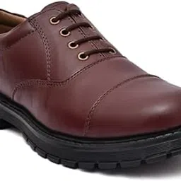 pillaa Formal Police Uniform Lace Up Shoes for Men (UK6 to UK11)-picture-53