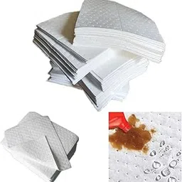 TECHNOSPILL Oil Only Absorbent Pads - (240 Gsm) - 10 NOS (Absorbed Fuels, Hydraulics Oil,Engine oil, Gasoline, Diesel,Kerosene, Vegetable Oil, Crude Oil & Other Oil based Liquids)-image-3