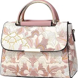 syga Women's Cross Border Handbag With Flower Printed Small Square shoulder messenger bag-picture-37