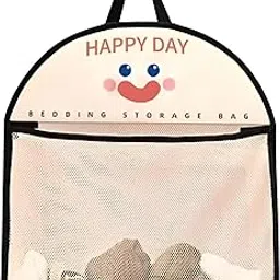 HABINO Mesh Bedding Storage Bag Socks Bra and Underwear Hanging Storage Organizer Wash Hanging Mesh Bag Multipurpose for Stocking Lingerie,Travel Organizer Large Capacity 17x15Inch (MULTICOLOR) (1)-picture-50