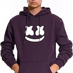 Stylish Men's Hooded Premium Cotton fleece Printed Hoodie-image-23