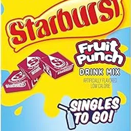 Starburst Singles to Go Sugar-Free Fruit Punch Drink Mix 16.6g - 6 Sachets Inside-picture-66