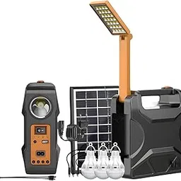 Drumstone (𝟏𝟓 𝐘𝐞𝐚𝐫𝐬 𝐰𝐚𝐫𝐫𝐚𝐧𝐭𝐲) Solar Mini Inverter Lighting Set with 3 LED Bulbs, Rechargeable Torch, USB Phone Charging & Solar Panel – Portable Power for Home, Camping & Emergency Use-picture-19