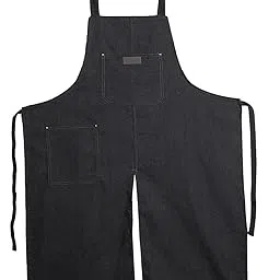 Merishopp Pottery Denim Split Leg Apron Fashion Mens and Womens for Crafts Garden Yard-image-46
