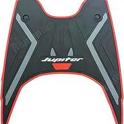 Ramanta Jupiter 113 Floor Mat Washable Scooter Footmat Anti Skid Heavy Duty Foot Mat for Scooter Rubber Anti-Slip Foot Mat Compatible with for New Juipter 113CC Model Year 2024 (1 PC; Black.Grey,Red)-picture-19