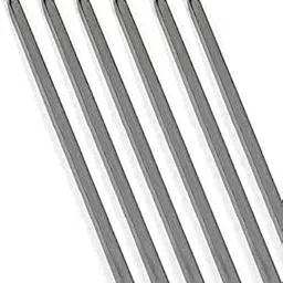AJ GURUMAC, 18 Inch Skewers for Barbecue, Iron with Polish,crome Rod Stick for Grilling Sikh Kebab BBQ Grill Steel Skewer Set (Set of 4)-picture-12