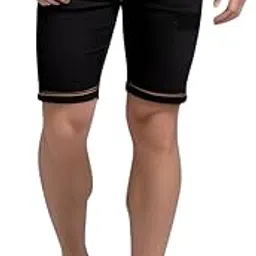 ben martin Men's Regular Fit Knee Length Casual Wear Denim Shorts-picture-51