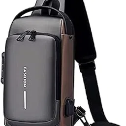 dreswict Multifunction Sling Bag, USB Charging Sport Sling Anti-Theft Shoulder Bags, Waterproof Crossbody Bag For Walking, Gym, Sport, Hiking, Cycling, Travel, Outdoor And Daily Use-picture-49