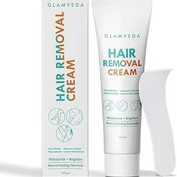 Glamveda Hair Removal Cream For Men 120g | Non Irritating | Painless | Soothing | Removes Tan | Moisturize | For Sensitive Skin Legs, Underarms, Hands, Chest | With Aloevera Extract | All Skin Types-picture-45