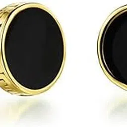 nimz Mens Jewellery Valentine Multi Gold Stud Bali Hoop earrings for men/Ear rings Combo For Men/Gents/Boys/unisex Non-Piercing Ear mens jewellery Cubic Zirconia Copper, Brass Hoop Earring-picture-26