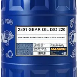 MANNOL 2801 Industrial Gear Oil ISO 220 US Steel 224 DIN 51517 Part 3 Imported Oil from Germany-picture-19