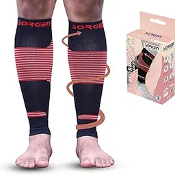 Sorgen Sports Compression Calf Sleeves - 20-30 mmHg for Optimal Support, Reduces Cramps, Stabilizes Muscles, Enhances Circulation & Recovery | For men and women | Ideal for Running, Cycling, Gym image 1