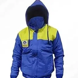 Bharat Petroleum (BPCL) Blue Winter Jacket for Adult Women, Men's Casual Jacket with Hood, Medium Size, Blue Color-image-49