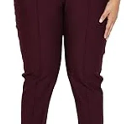 amydus Plus Size Women Crease Seam Tummy Shaper Pants | High-Waist | Stretchable | Straight Fit | Wide Waistband | 2 Pockets | Cloud Soft Fabric | Tummy Tucker Jeggings for Women - XL to 9 XL-picture-10