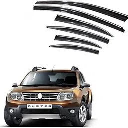 Compatible Chromeline Silverline Door Visor Wind Deflector Duster Set of 6 Pieces-picture-30