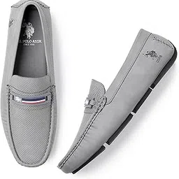 u.s. polo assn. Mens |Barnes 4.0|Grey Stylish Casual Loafer Shoes for Man, 7 UK-picture-18
