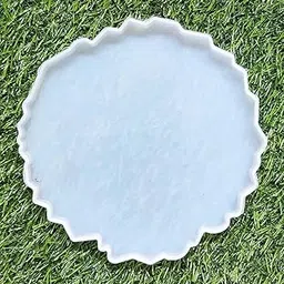 Silicone Resin Coaster Moulds, 4 inch Round, Agate Design DIY Casting Moulds for Epoxy Art, 1 pc-picture-24